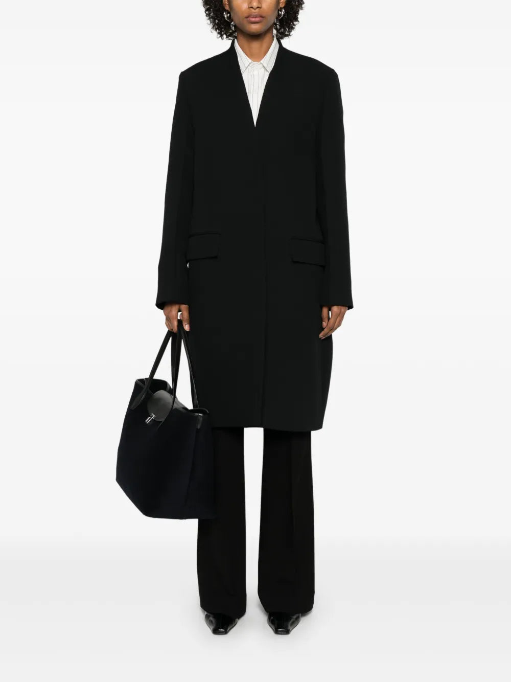 Deep Pleat Coat