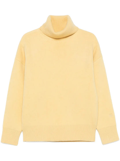Double-Knit Turtleneck Sweater
