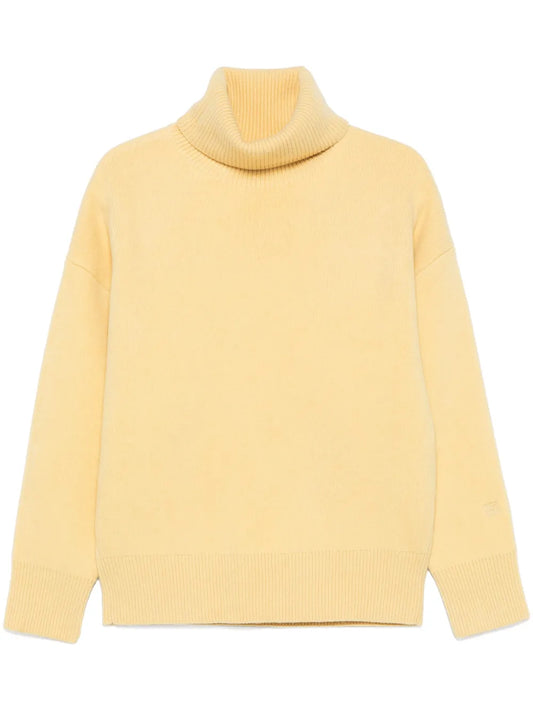 Double-Knit Turtleneck Sweater