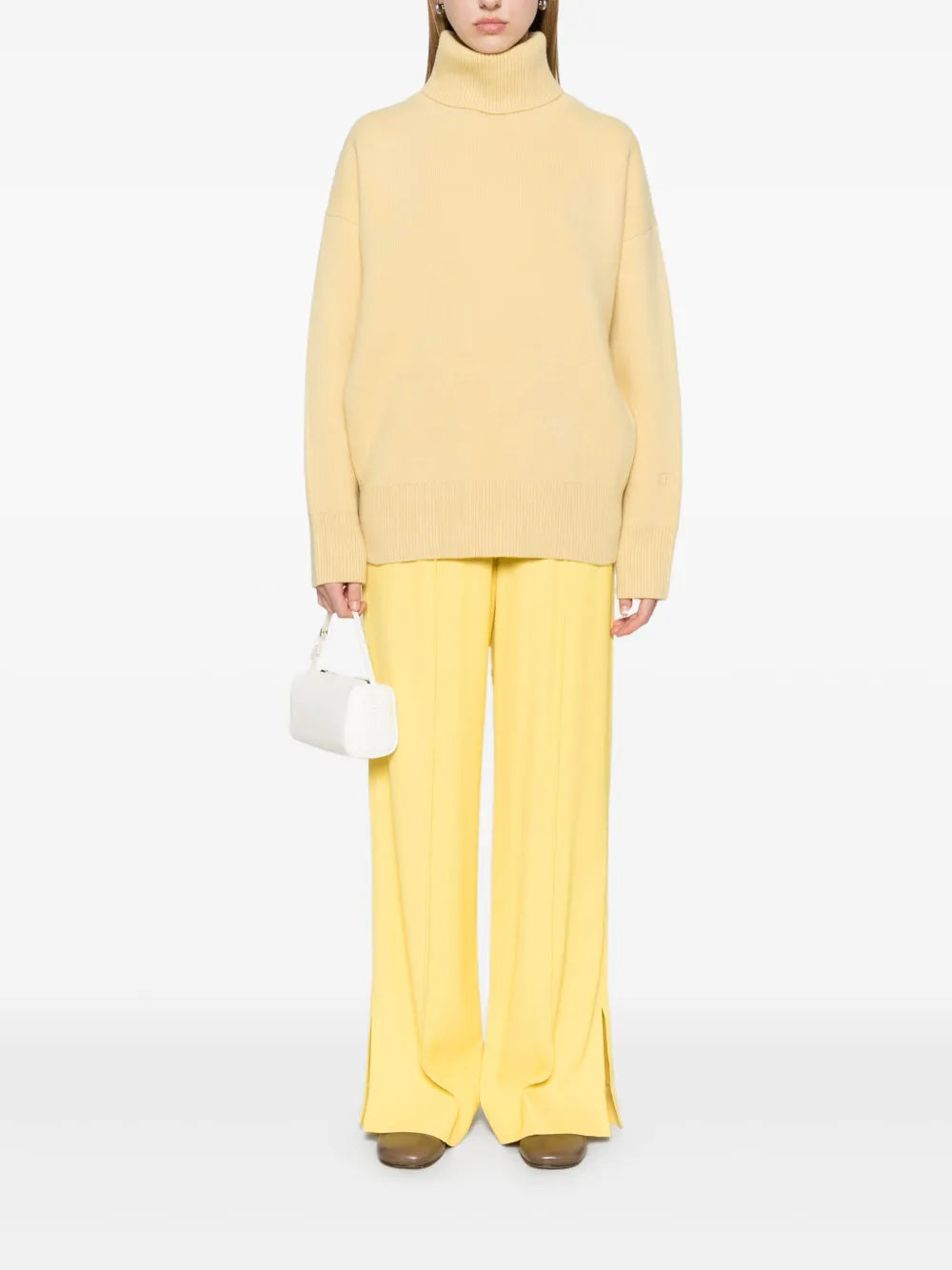 Double-Knit Turtleneck Sweater