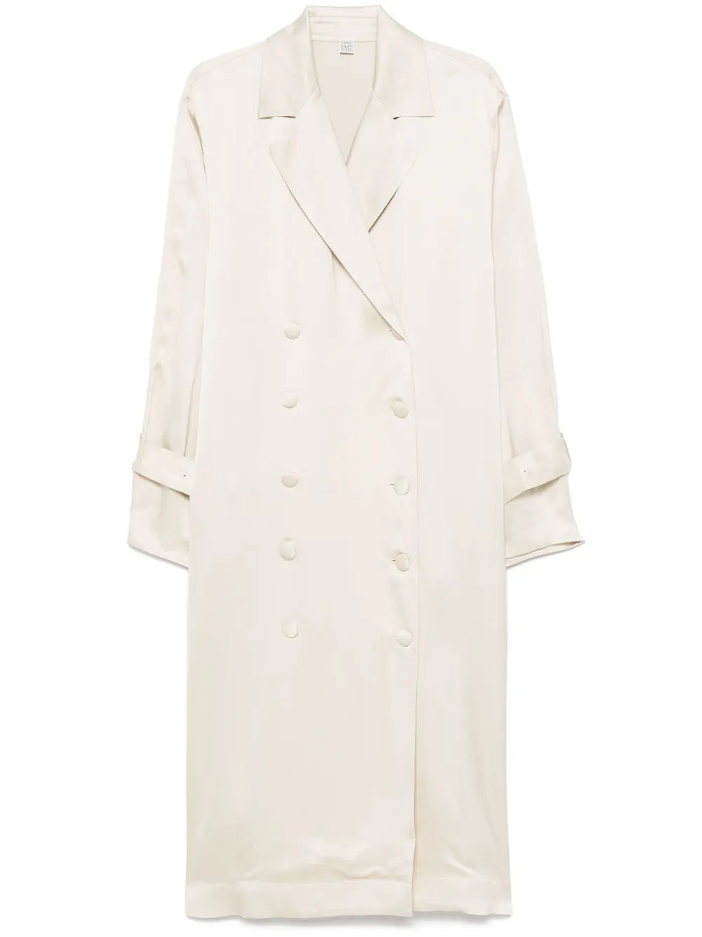 Straight Satin Trench Coat