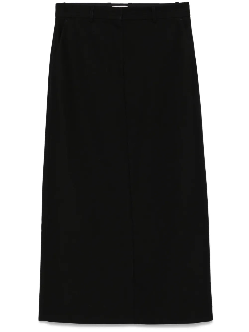 Low-Waist Straight Maxi Skirt