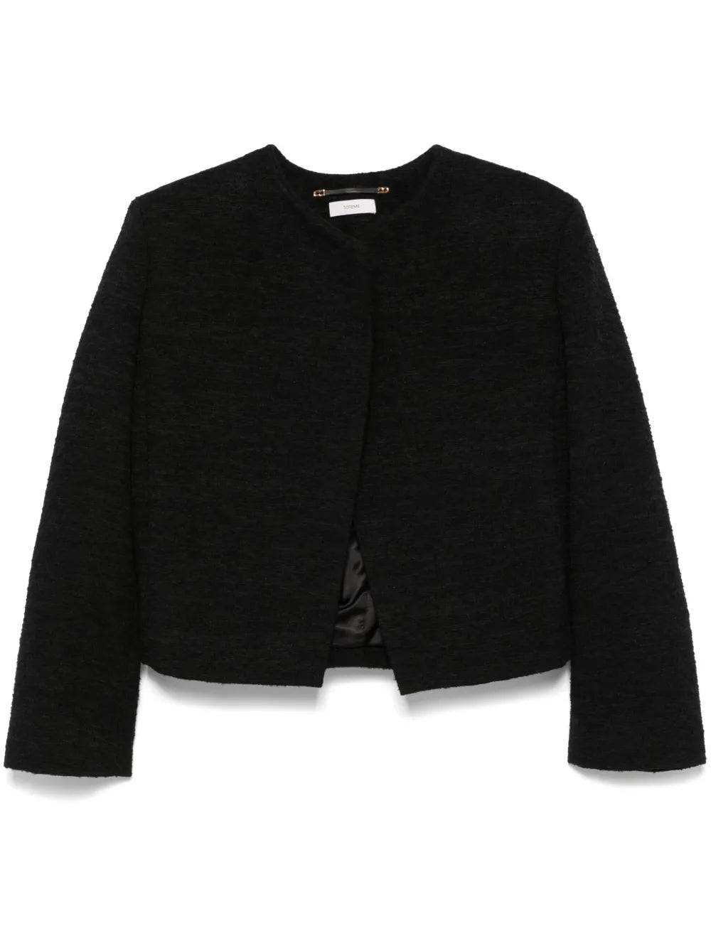 Cropped Bouclé Jacket