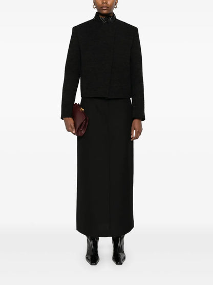 Cropped Bouclé Jacket