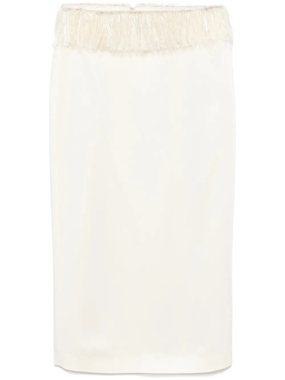 Fringed Maxi Skirt