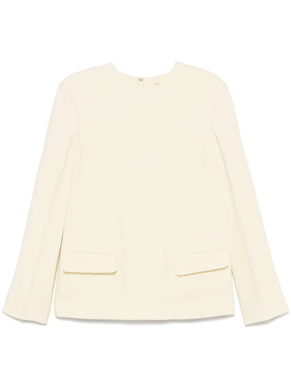 Slub-Texture Blouse