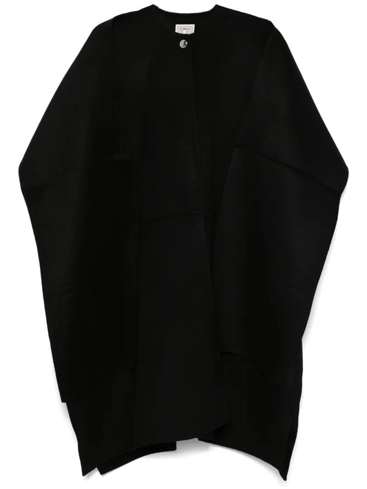 Scarf-Detailing Cape