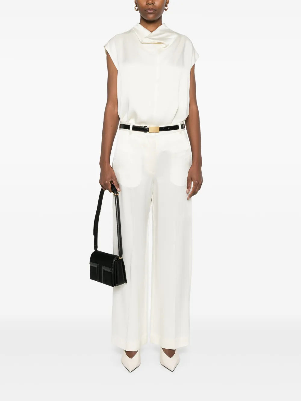 Crepe De Chine Trousers