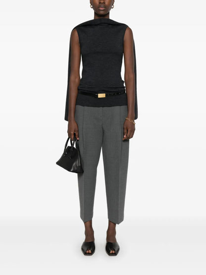 Scarf-Detailing Sleeveless Top