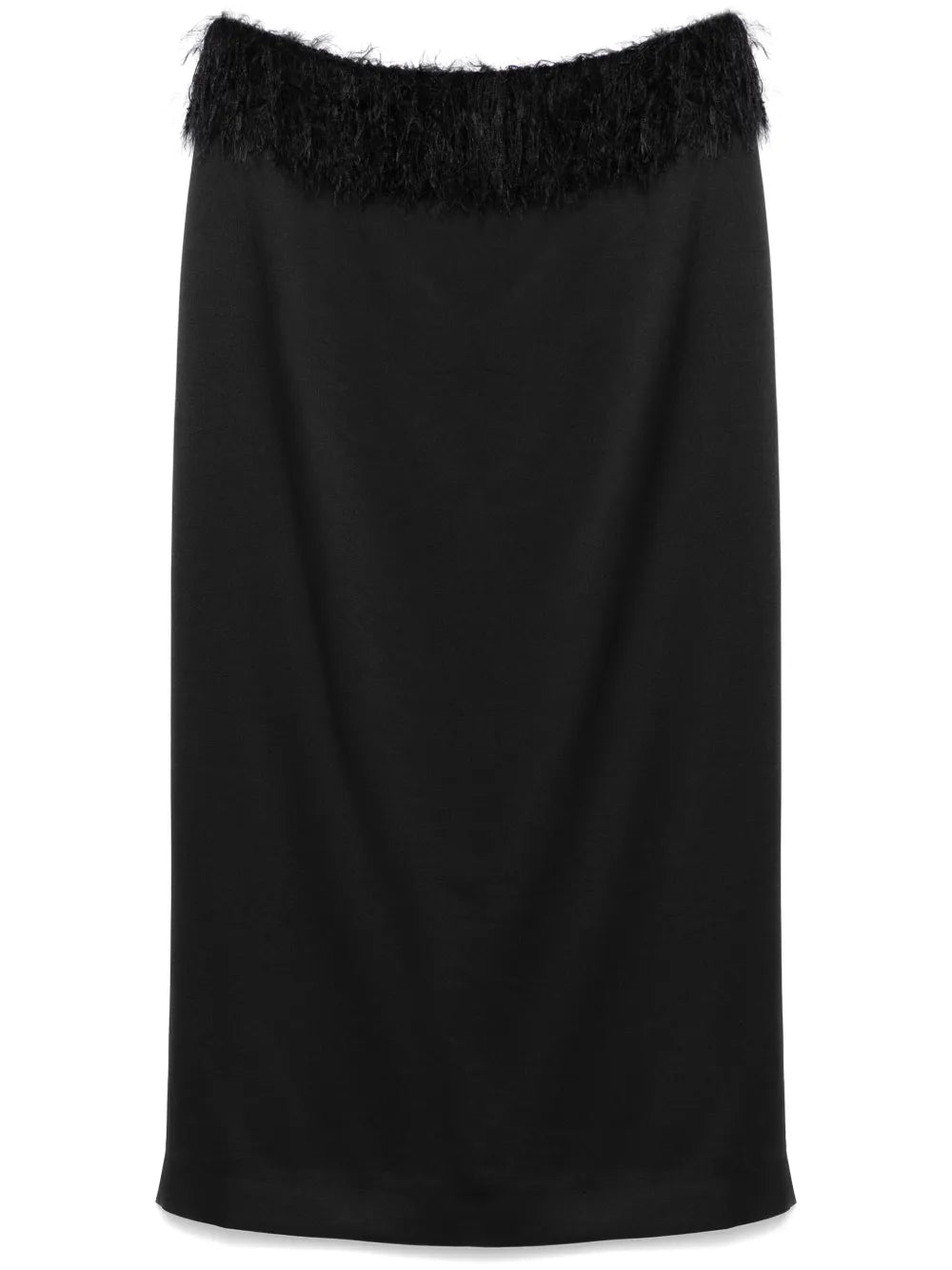 Fringed Maxi Skirt