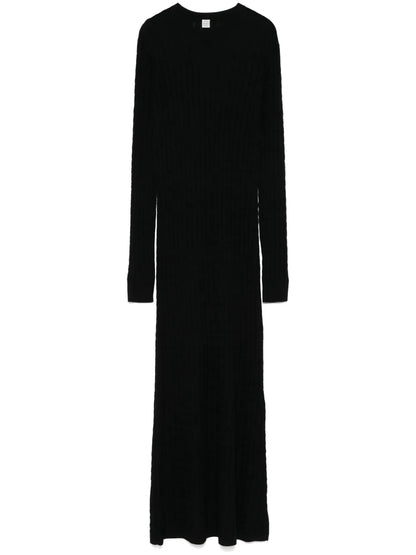 Cable-Knit Maxi Dress