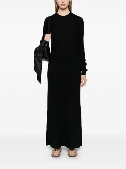 Cable-Knit Maxi Dress