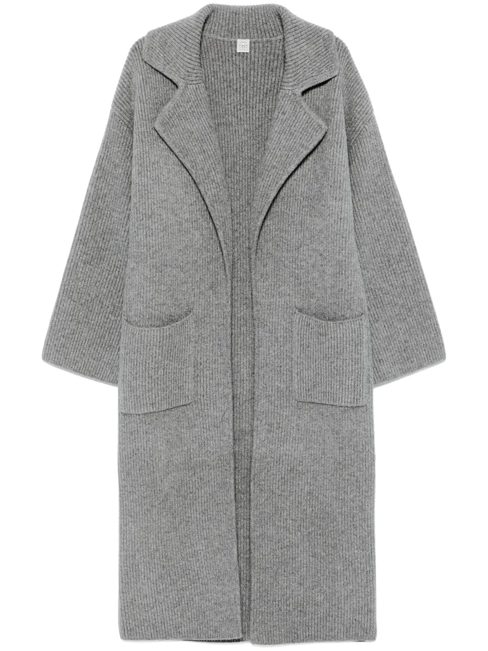 Ribbed-Knit Cardi-Coat