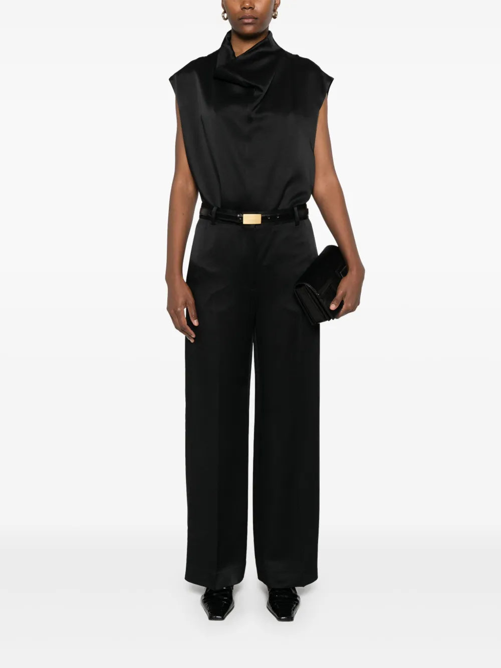Crepe De Chine Trousers