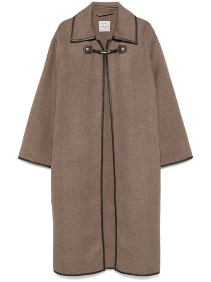 Mélange-Effect Coat