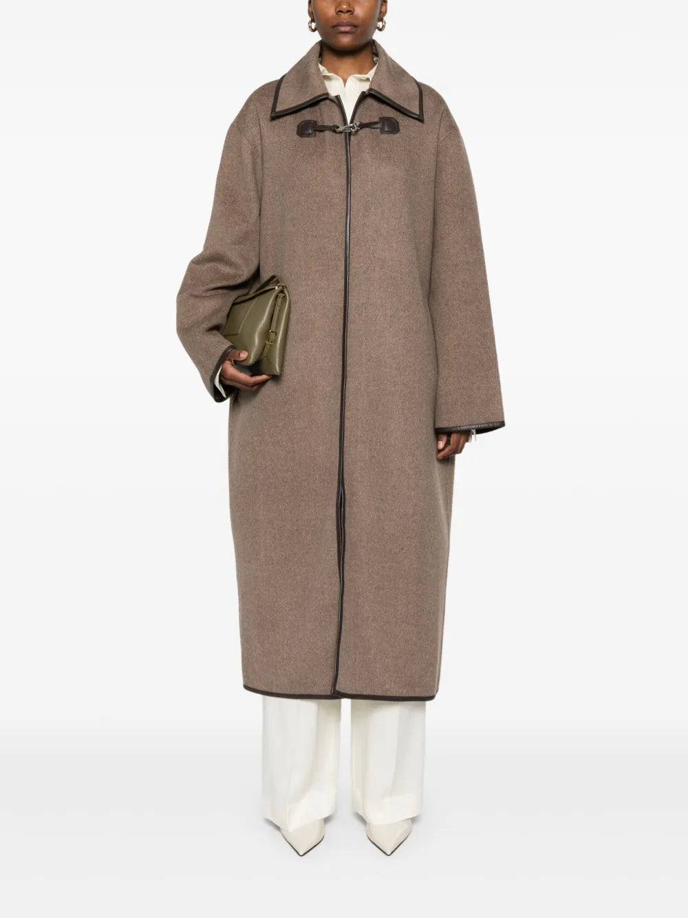 Mélange-Effect Coat