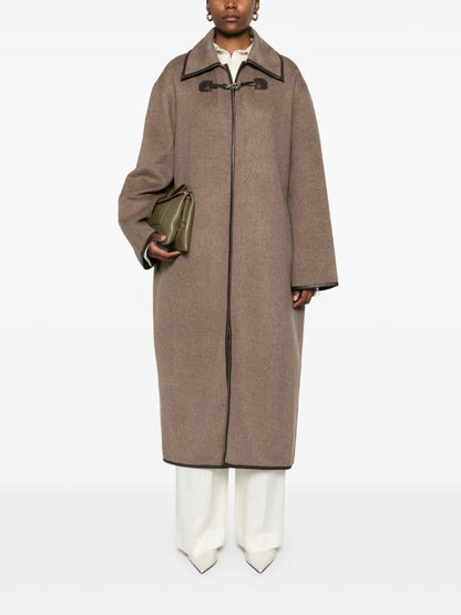 Mélange-Effect Coat