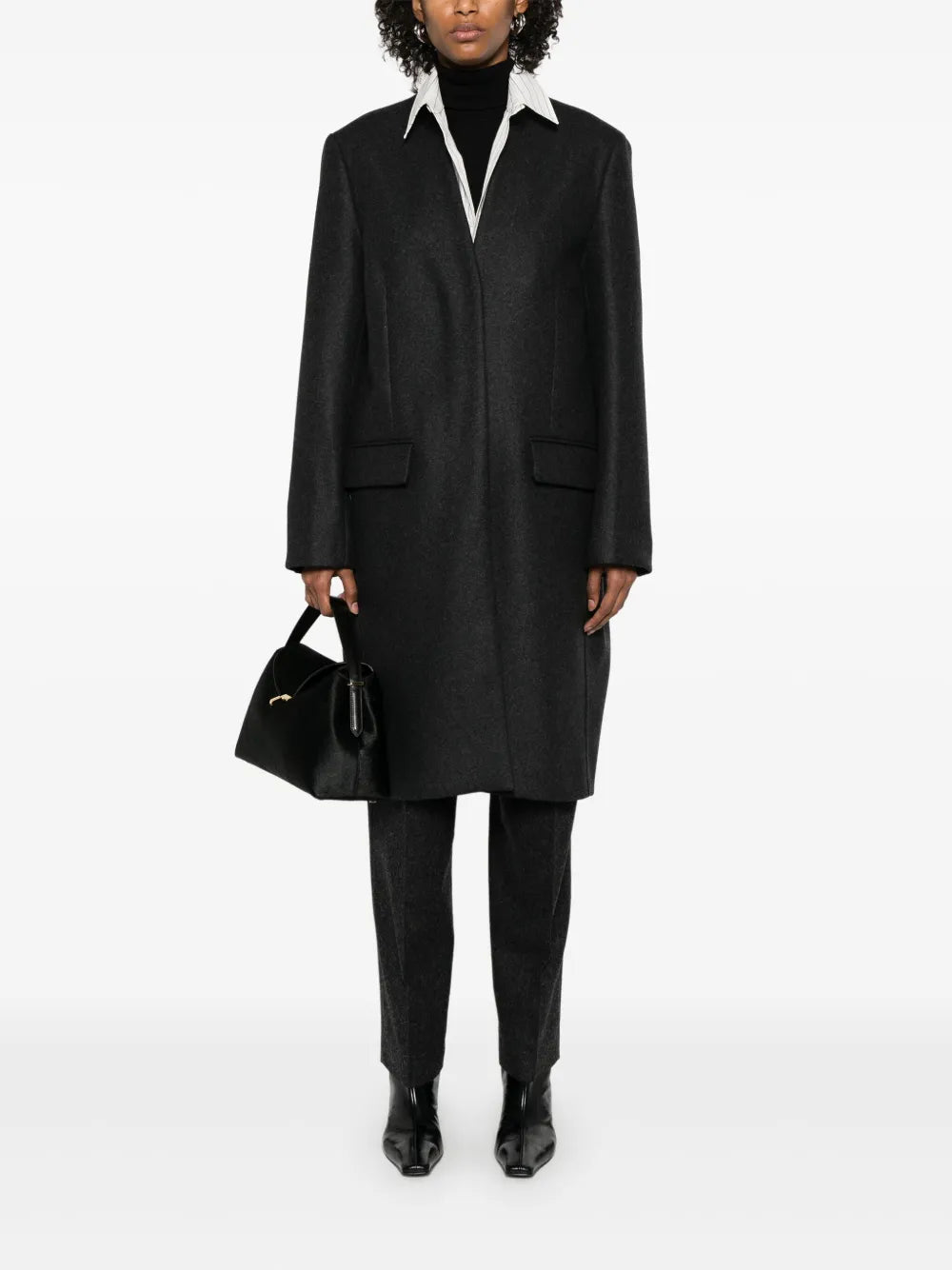 Deep Pleat Coat