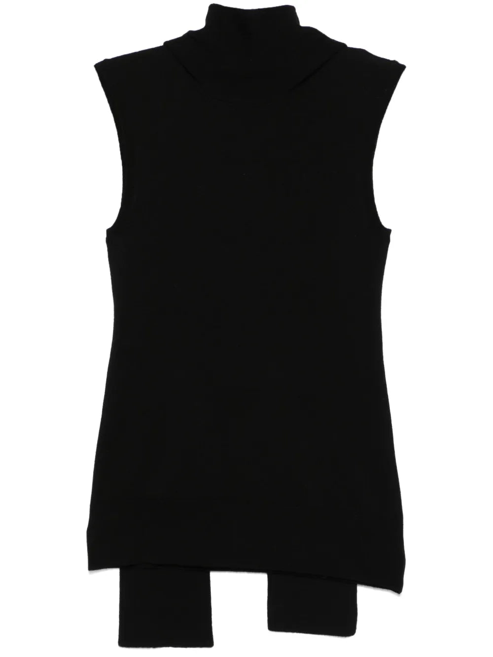 Scarf-Detailing Sleeveless Top