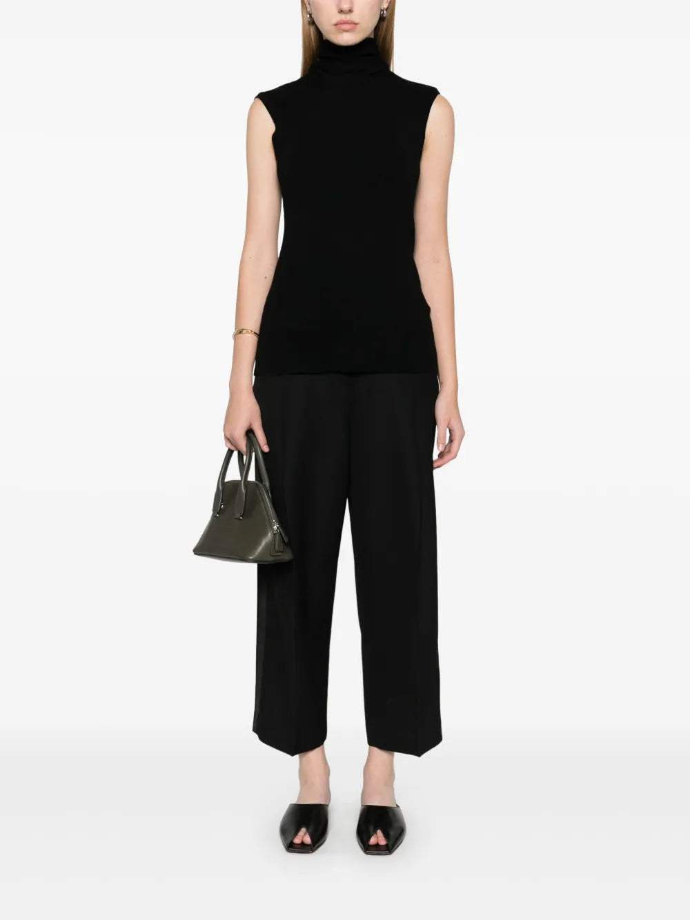 Scarf-Detailing Sleeveless Top