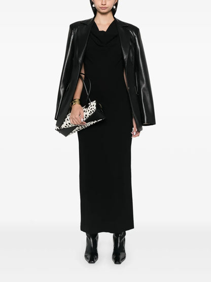 Cowl-Neck Maxi Dress