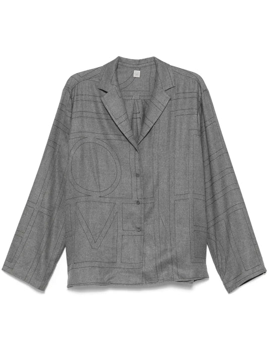 Monogram Flannel Shirt