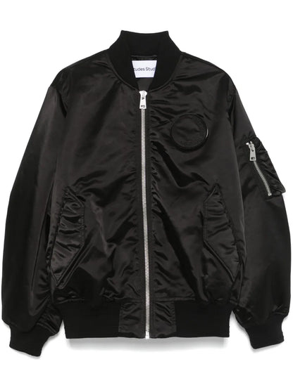 Logo-Patch Bomber Jacket