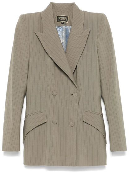 Pinstriped Blazer