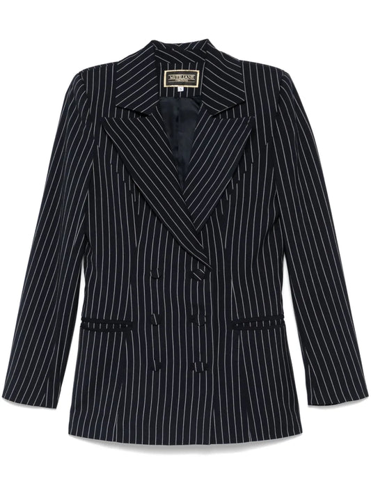 Pinstriped Blazer