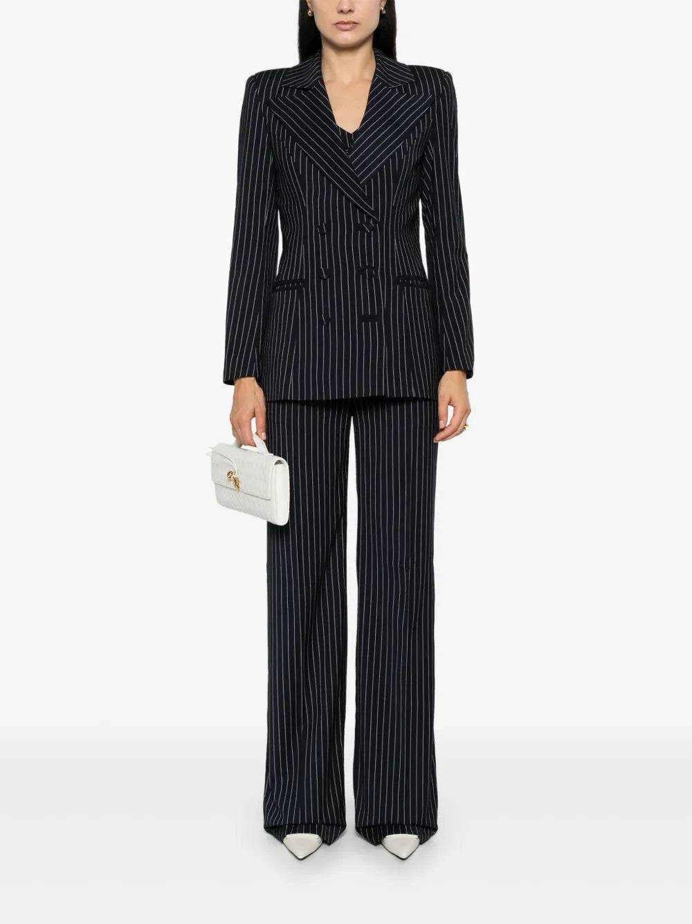 Pinstriped Blazer