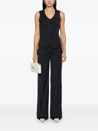 Pinstriped Vest