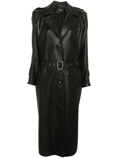 Leather Trench Coat