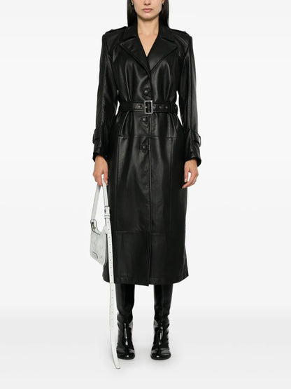 Leather Trench Coat