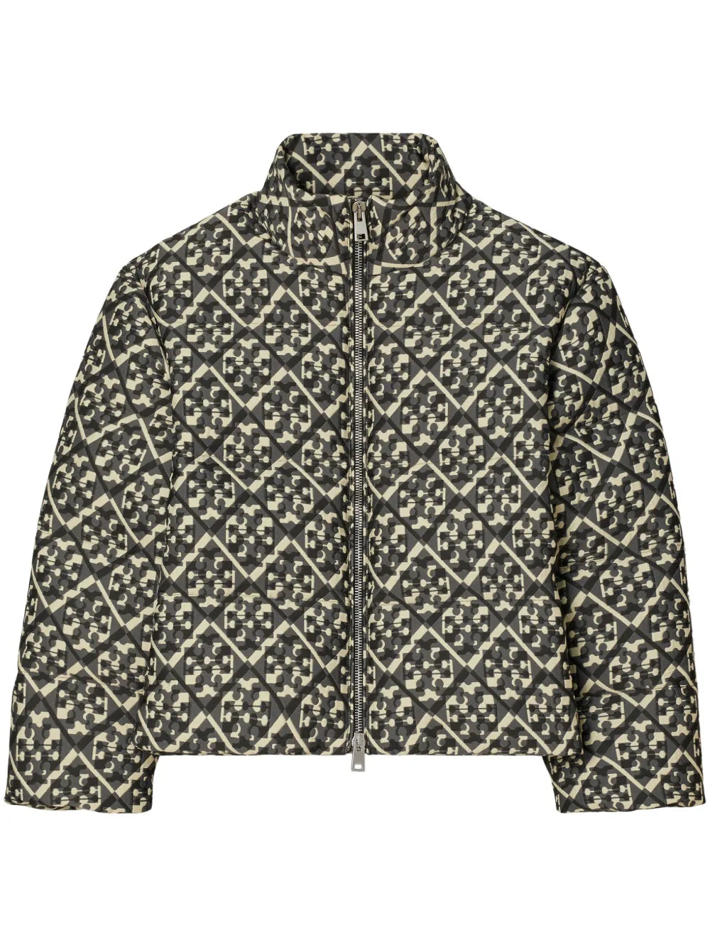 Monogram-Pattern Down Jacket