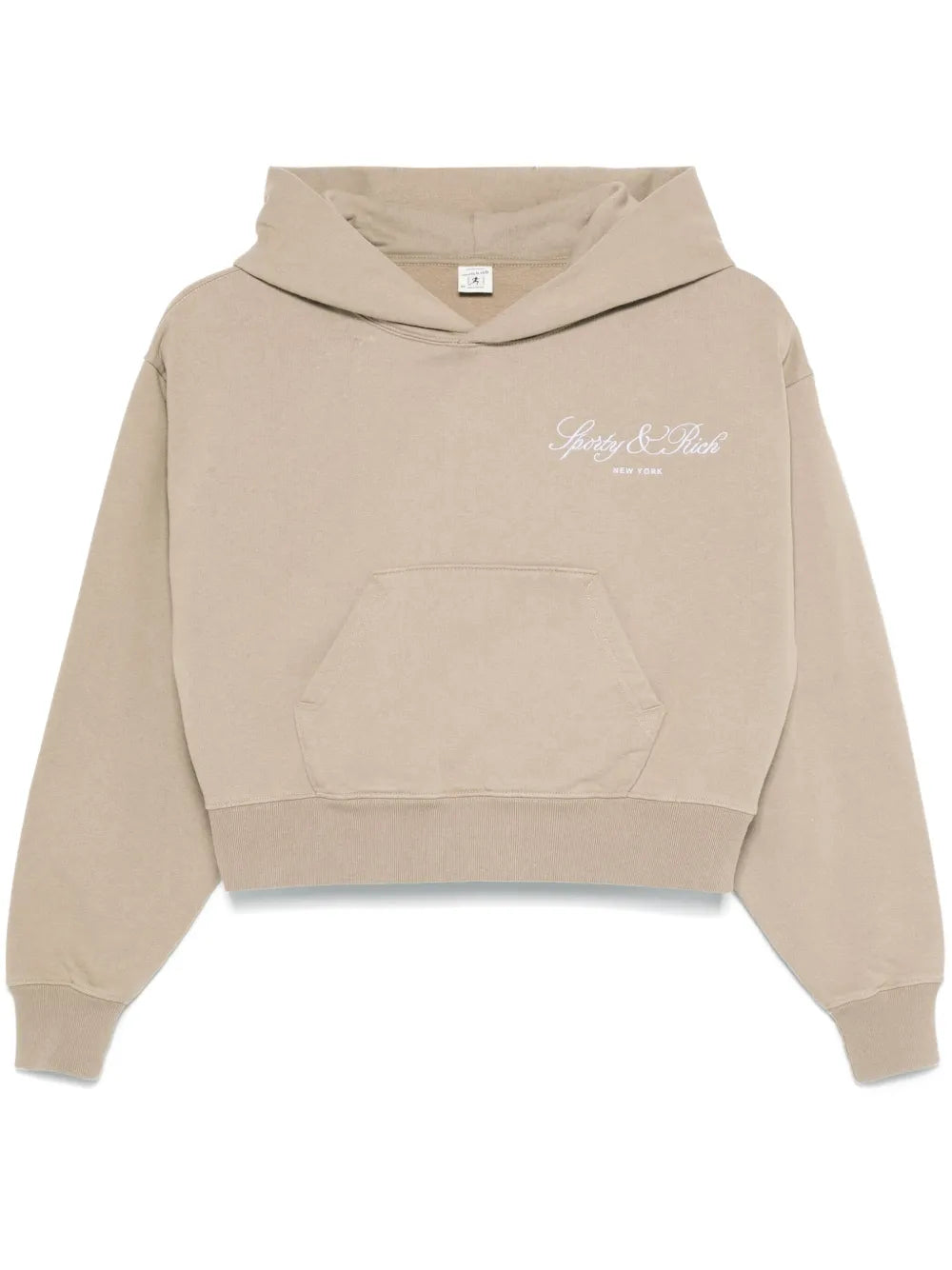 Vendome-Script Cropped Hoodie