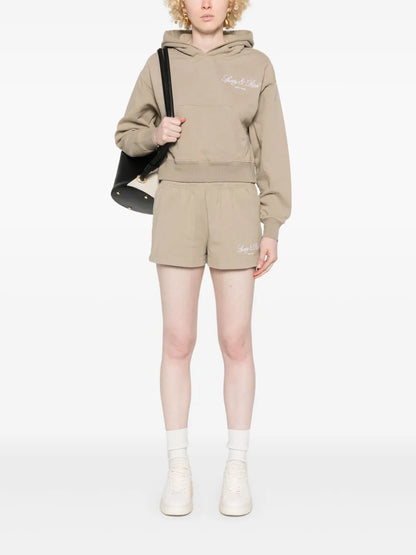Vendome-Script Cropped Hoodie
