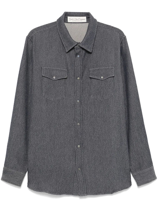 Denim Cashmere Shirt