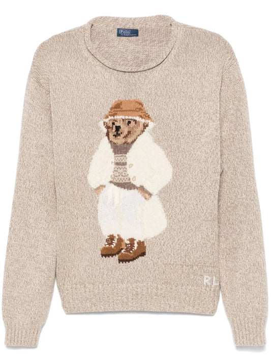 Polo Bear-Jacquard Sweater