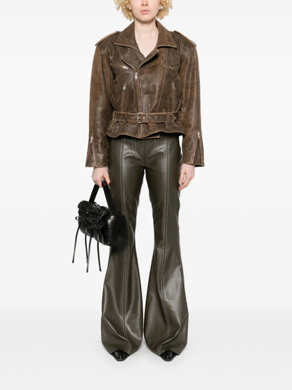 Oversize-Shoulder Biker Jacket