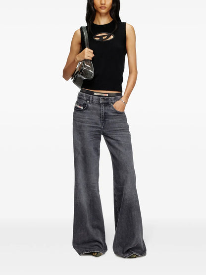 D-Akemi Wide-Leg Jeans