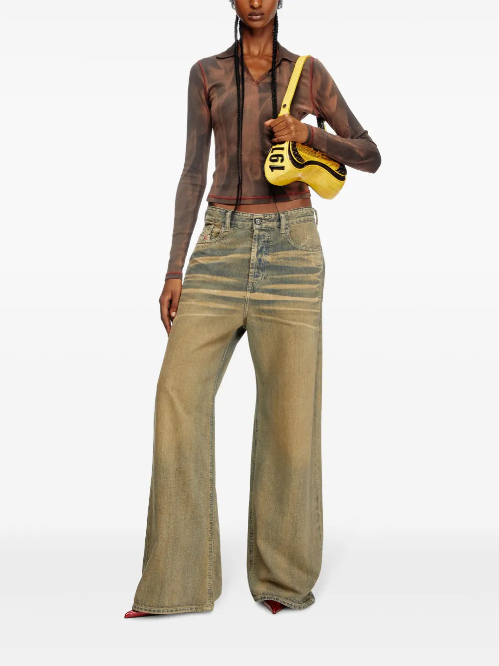 1996 D-Sire Wide-Legged Jeans