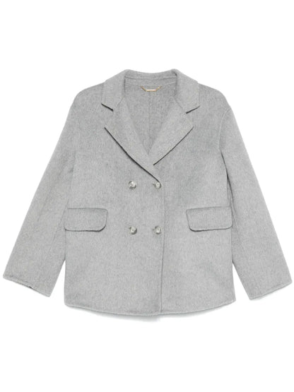 Wide-Sleeve Short Coat