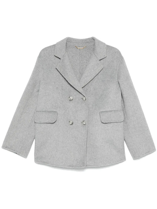 Wide-Sleeve Short Coat