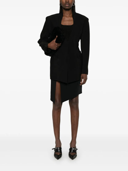 Fitted-Waist Blazer
