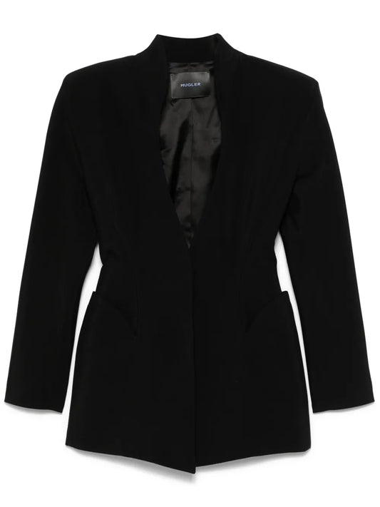 Fitted-Waist Blazer