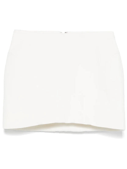 Stitch-Detailed Mini Skirt