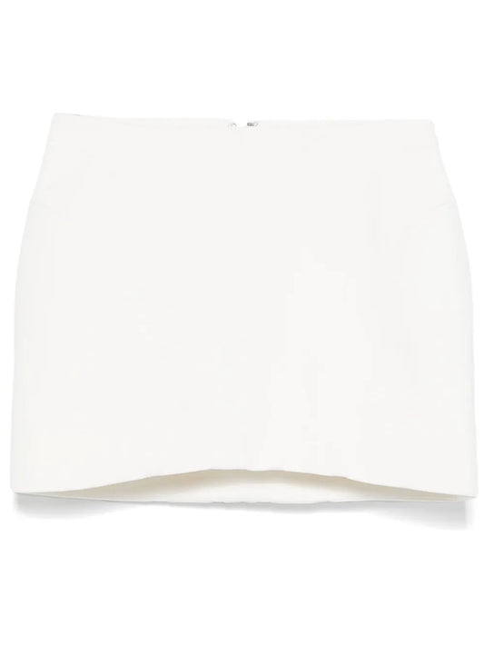 Stitch-Detailed Mini Skirt