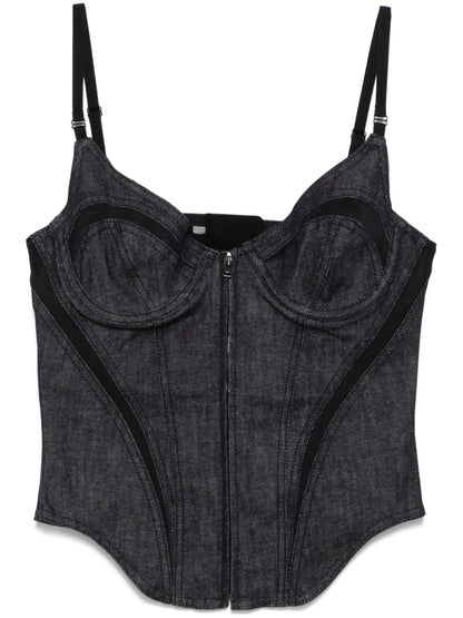 Denim Corset