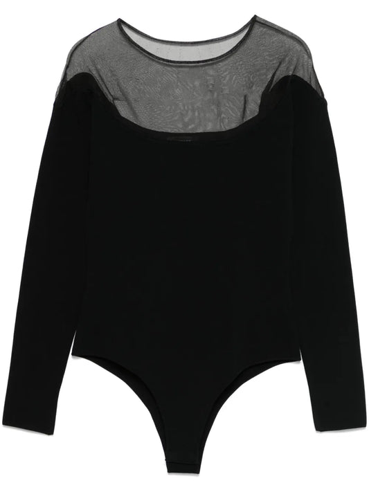 Sheer-Panelled Bodysuit