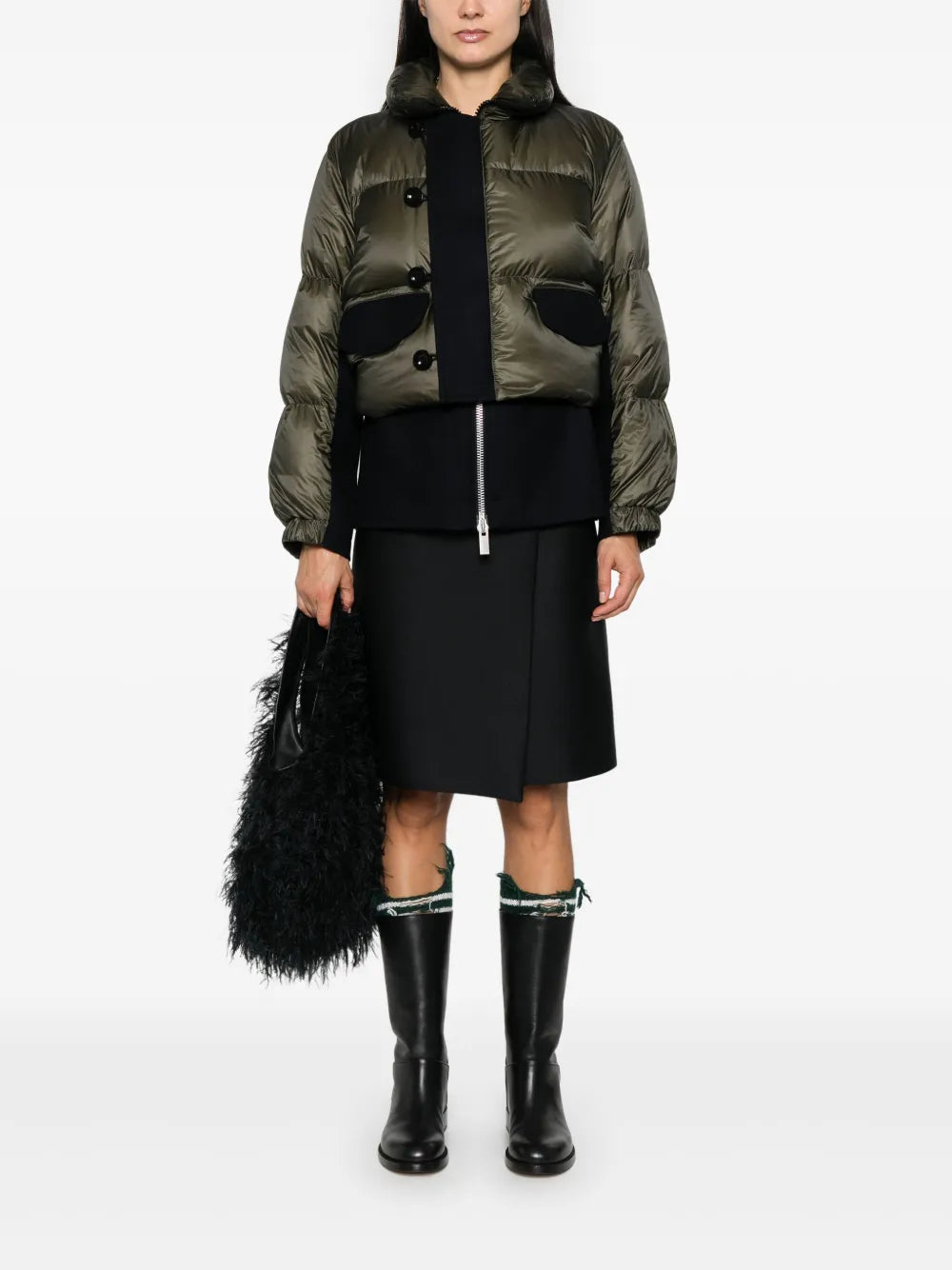 Layered Puffer Jacket